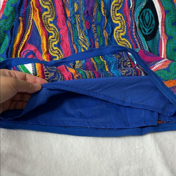 🖤Vintage NWT🔺RARE 💕 COOGI 3D Textured Knit Halter Top and Skirt Set - Picture 9 of 15